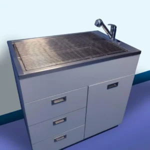 Mesa De Preparación Veterinaria Para Gatos En MDF